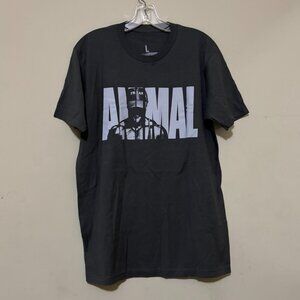 Ironclad Animal Mens Weightlifting Gym Fitness Dark Grey Muscle Shirt Large